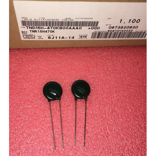 TND15H-470KBOOAAAO TNR 15H470K 47V 15mm 5pcs/lot TND15H-470KBOOAAAO TNR 15H470K 47V 15mm 5pcs/lot
