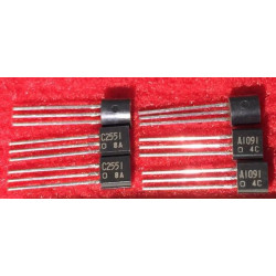 2SA1091 2SC2551 A1091 C2551 5Pair/lot panasonic New 2SA1091 2SC2551 A1091 C2551 5Pair/lot panasonic New