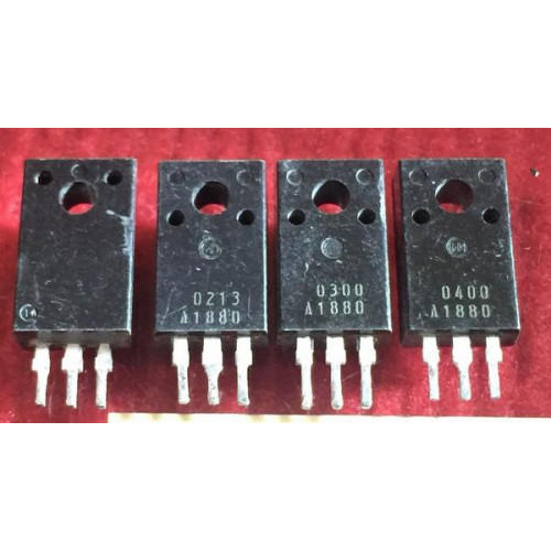 2SA1880 A1880 used 80V 10A 25W TO-220 5PCS/LOT 2SA1880 A1880 used 80V 10A 25W TO-220 5PCS/LOT