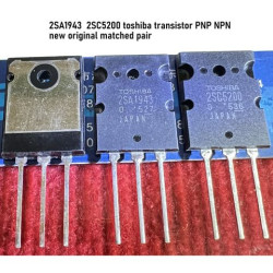 2SA1943 2SC5200 Toshiba transistor PNP NPN matched pair new original 2SA1943 2SC5200 Toshiba transistor PNP NPN matched pair new original