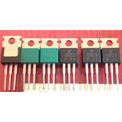 2SB553 2SD553 B553 D553 Toshiba Pair 5PCS/LOT 2SB553 2SD553 B553 D553 Toshiba Pair 5PCS/LOT