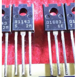 2SD1683 2SB1143 D1683 B1143 TO-126 Pair 5PCS/LOT 2SD1683 2SB1143 D1683 B1143 TO-126 Pair 5PCS/LOT