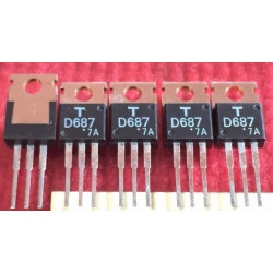 2SD687 D687 TO-220 5PCS/LOT