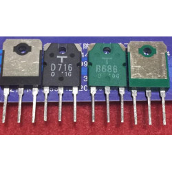 2SD716 2SB686 D716 B686 New Toshiba Pair 5PCS/LOT 2SD716 2SB686 D716 B686 New Toshiba Pair 5PCS/LOT