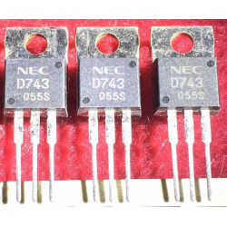2SD743 D743 NEC TO-220 5pcs/lot 2SD743 D743 NEC TO-220 5pcs/lot