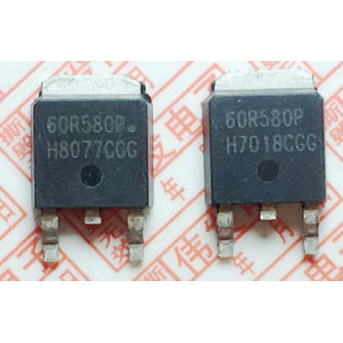 60R580P TO-252 5PCS/LOT 60R580P TO-252 5PCS/LOT