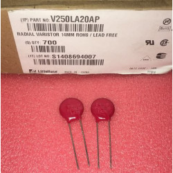 Littelfuse V250LA20AP P250L20 390V 14mm 5pcs/lot Littelfuse V250LA20AP P250L20 390V 14mm 5pcs/lot