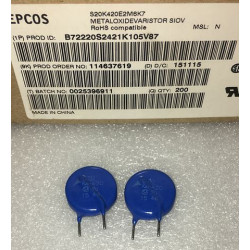 EPCOS varistor B72220S2421K S20K420E2 S20KAC420 S20K420 10pcs/lot EPCOS varistor B72220S2421K S20K420E2 S20KAC420 S20K420 10pcs/lot
