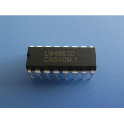 LM4863D LM4863 DIP-16 5PCS/LOT LM4863D LM4863 DIP-16 5PCS/LOT
