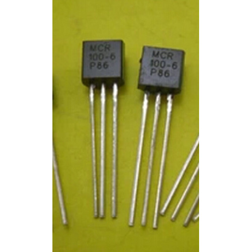 MCR100-6 TO-92 1A 400V 5pcs/lot MCR100-6 TO-92 1A 400V 5pcs/lot