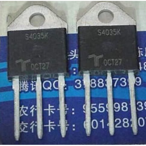 S4035KTP S4035K TO-218 Thyristor 5PCS/LOT S4035KTP S4035K TO-218 Thyristor 5PCS/LOT
