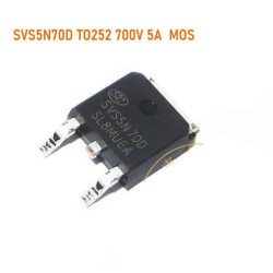 SVS5N70D TO252 700V 5A MOS 5pcs/lot SVS5N70D TO252 700V 5A MOS 5pcs/lot