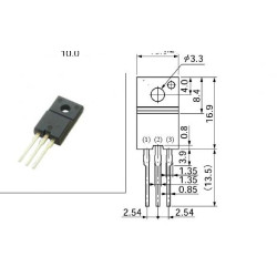 IRFS730B T0-220F 400V 5.5A 5PCS/LOT