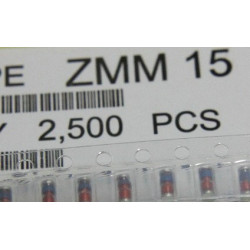 ZENER15V ZMM15 0.5W 15V 1206(LL34) 10PCS/LOT ZENER15V ZMM15 0.5W 15V 1206(LL34) 10PCS/LOT