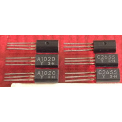 2SA1020/2SC2655/A1020/C2655 pair 5pcs/lot 2SA1020/2SC2655/A1020/C2655 pair 5pcs/lot
