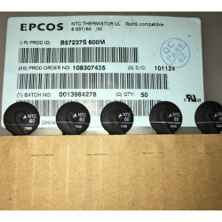 EPCOS B57237S600M NTC 60R 3.1W 15mm 5pcs/lot EPCOS B57237S600M NTC 60R 3.1W 15mm 5pcs/lot