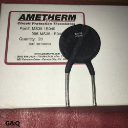 Ametherm MS35 1R040 NTC 1ohms 40A 1D-35 35mm 5pcs/lot Ametherm MS35 1R040 NTC 1ohms 40A 1D-35 35mm 5pcs/lot