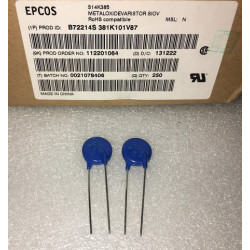 EPCOS B72214S381K101 S14K385 385Vac 14mm 5pcs/lot EPCOS B72214S381K101 S14K385 385Vac 14mm 5pcs/lot