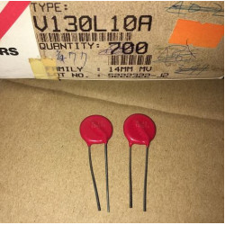 HARRIS V130LA10A 130L10 130VAC 4.5KA 14mm 5pcs/lot HARRIS V130LA10A 130L10 130VAC 4.5KA 14mm 5pcs/lot
