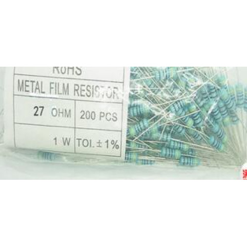 1W 27R 27ohm 1% 200pcs/lot 1W 27R 27ohm 1% 200pcs/lot
