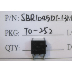 SBR1045D1-13 1045 TO-252 5pcs/lot SBR1045D1-13 1045 TO-252 5pcs/lot