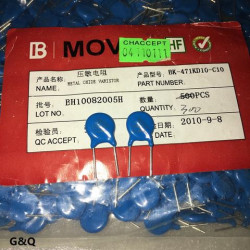 BK-471KD10 10D471K 470V 10mm 5pcs/lot BK-471KD10 10D471K 470V 10mm 5pcs/lot