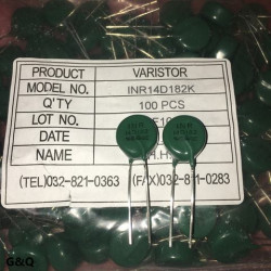 AMOTECH INR 14D182K 14D182 V14182U 1800V 14mm 5pcs/lot AMOTECH INR 14D182K 14D182 V14182U 1800V 14mm 5pcs/lot