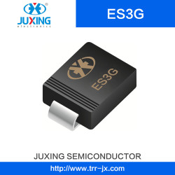 Es3g 400V 3A Ifsm100A Vrms280V Juxing Superfast Recovery Rectifiers Diode with SMC Es3g 400V 3A Ifsm100A Vrms280V Juxing Superfast Recovery Rectifiers Diode with SMC
