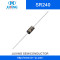 High Surge Current Capability Schottky Barrier Rectifier Diode Sr240 with Do-15 Package