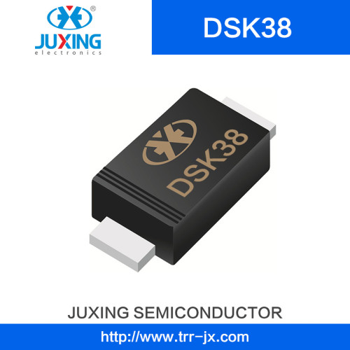 Juxing Dsk38 80V3a Ifsm80A Vf0.7A Surface Mount Schottky Rectifier Diode with SOD-123FL Juxing Dsk38 80V3a Ifsm80A Vf0.7A Surface Mount Schottky Rectifier Diode with SOD-123FL