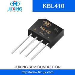 Juxing Kbl410 Vrrm1000V Vrms700V Ifsm80A Vf1.1A I (AV) 4A Bridge Rectifiers with Kbl Case Juxing Kbl410 Vrrm1000V Vrms700V Ifsm80A Vf1.1A I (AV) 4A Bridge Rectifiers with Kbl Case