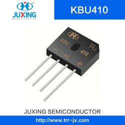 Juxing Kbu410 Vrrm1000V Vrms700V Ifsm100A Vf4a Bridge Rectifier with Kbu Case Juxing Kbu410 Vrrm1000V Vrms700V Ifsm100A Vf4a Bridge Rectifier with Kbu Case