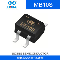Juxing MB10s Vrrm1000V Vrms700V Ifsm30A Vf1a Surface Mount Bridge Rectifier Diodes with MB-S Case Juxing MB10s Vrrm1000V Vrms700V Ifsm30A Vf1a Surface Mount Bridge Rectifier Diodes with MB-S Case