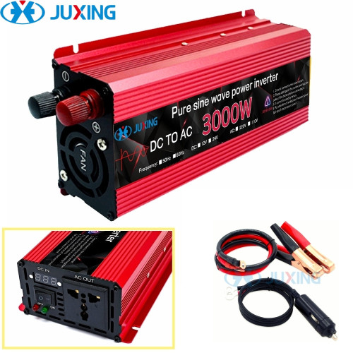 Pure Sine Wave Car Power Inverter DC12V/24V to AC220V Power Converter Can Design Exclusive Labels Pure Sine Wave Car Power Inverter DC12V/24V to AC220V Power Converter Can Design Exclusive Labels