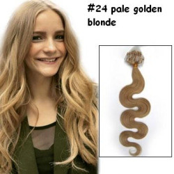 #24 Blonded Micro Ring Loop Hair 100% Human Hair Extension