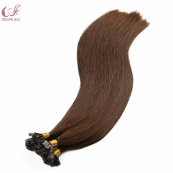100% Raw Cuticle Aligned Unprocessed Russain Hair Peruvian Hair Extensions, Flat Tip Hair Extension