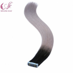 100% Virgin Remy European Tape Hair Extension Balayage Color