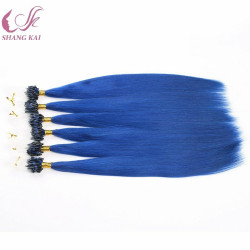 1g Strands 100% Remy Human Brazilian Straight Micro Ring Hair Extensions