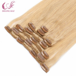 2020 Hot Sale Full Cuticle Clip in Hair Extension