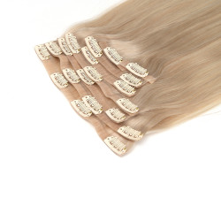 2020 New Arrival Top Best Quality Hot Selling Super Double Drawn Thick Ends Remy Clip in Hair Extension