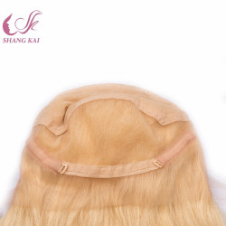 360 Frontal Wigs Russian Human Hair Closure Top Quality Colsures Blonde Color