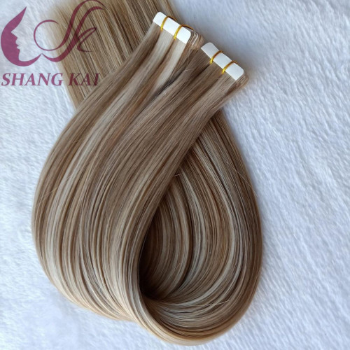 Best Quality Wholesale Price Russian Virgin Hair Tapes Human Hair Extension