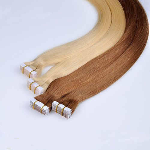 Brazilian Sreaight Human Hair Extensions Tape