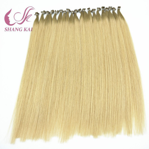 Direct Factory U Tip/Nail/Flat Tip Hair Extension Indian Hair, Flat Tip Human Hair Extension Double Drawn