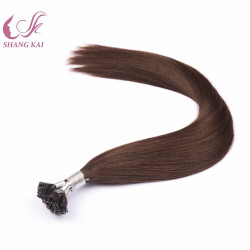 Direct Factory Wholesale Virgin Remy Russian Hair Double Drawn Flat Tip Hair Extension