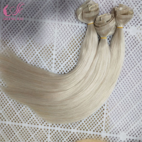 Double Drawn Brazilian Remy Seamless Clip Human Hair