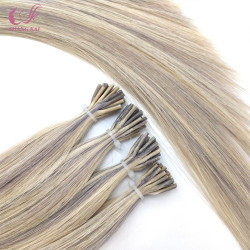 Double Drawn Full Cuticle Aligned Mini I Tip Hair Extensions