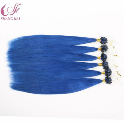 Double Drawn Indian Micro Loop Hair 0.5g/0.8g/1g Cheap Micro Ring Hair Extension