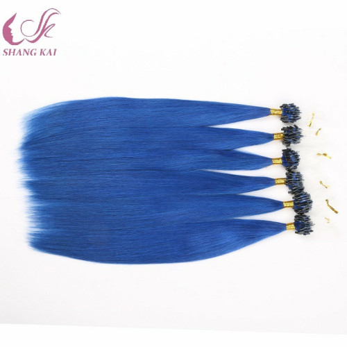 Double Drawn Indian Micro Loop Hair 0.5g/0.8g/1g Cheap Micro Ring Hair Extension