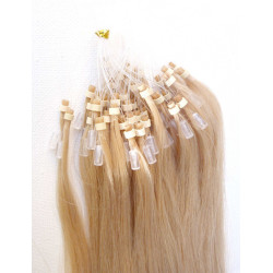 European Micro Ring Loop Hair Extension Remy Human Hair